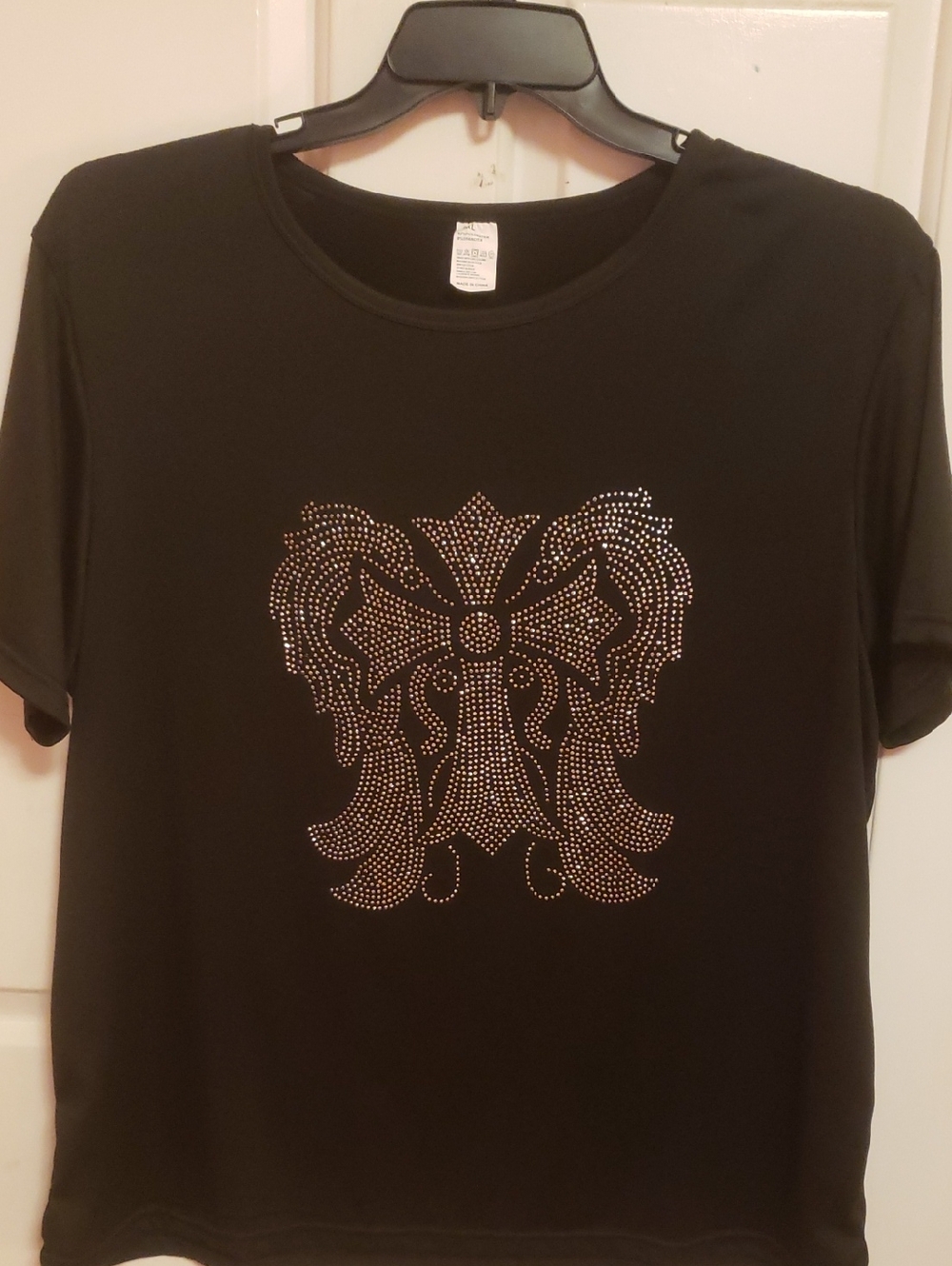 Black Top with Angel Wings